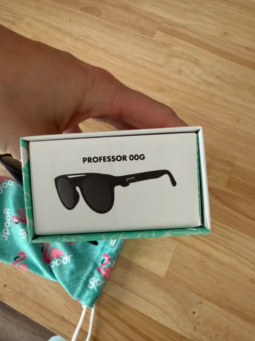 Goodr Professor OG Black Sunglasses NEW - Picture 3 of 4